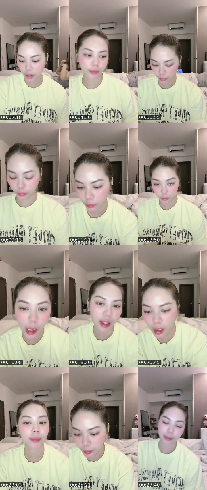 Contact-sheet preview of ⚡️Hồ Tiên 👅💦 -85k's MICO Live recording