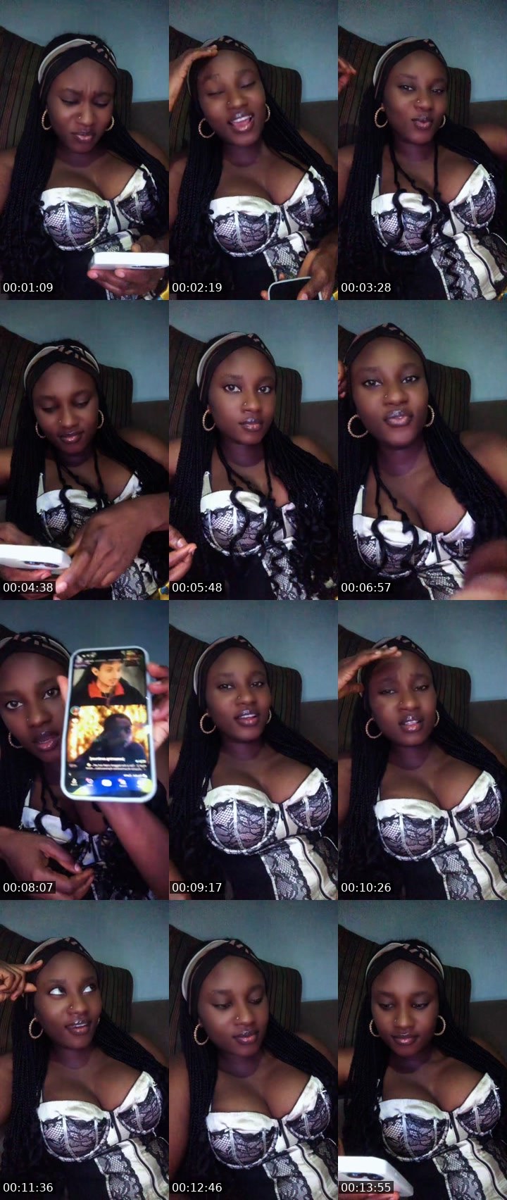Contact-sheet preview of ♾️💖 👑Gemma🤾🏾‍♂️ 🎧🎀's MICO Live recording