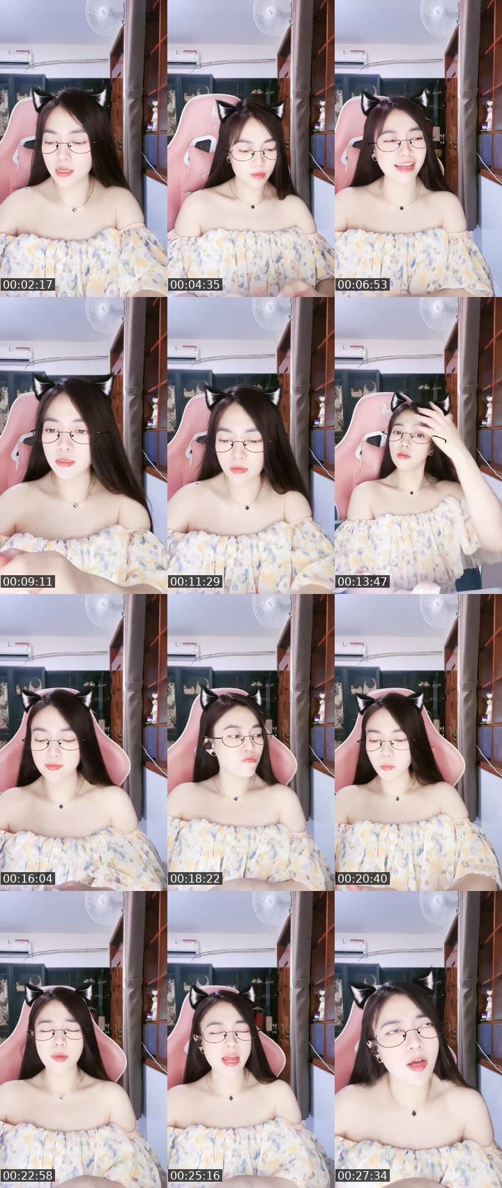 Contact-sheet preview of -39k Zoiii Nè 💕's MICO Live recording