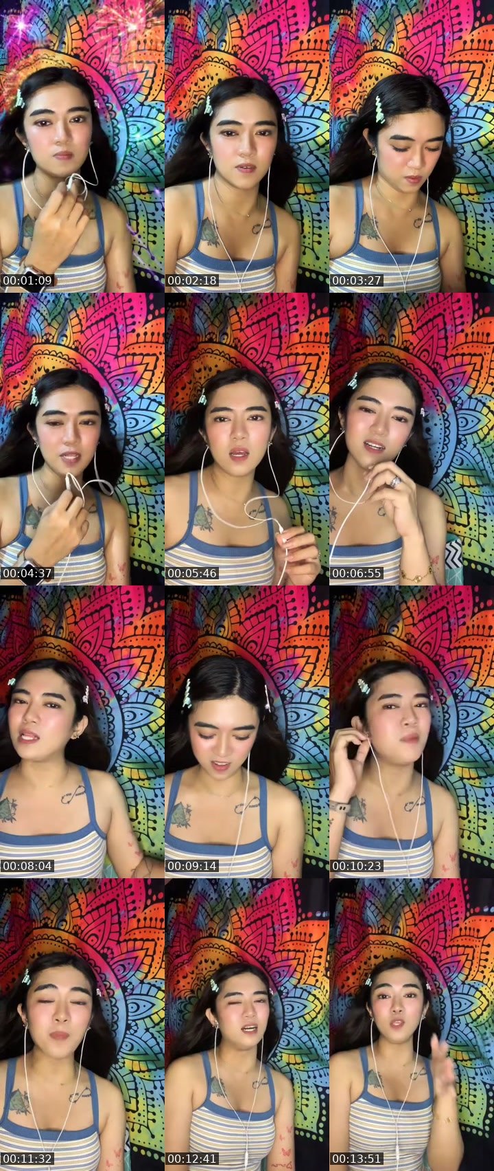 Contact-sheet preview of ᴬᴰᴹ🐈‍⬛ISABEL🏆♋🐼🐦‍🔥🐺♾️🎱's MICO Live recording