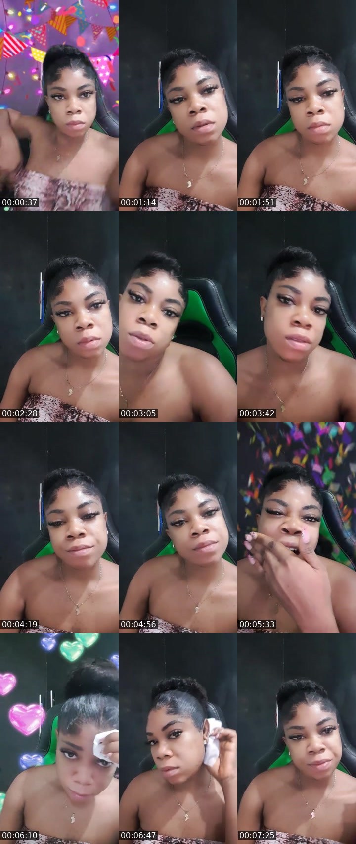 Contact-sheet preview of 💰👑🅰️nnabunny®😷🦅's MICO Live recording
