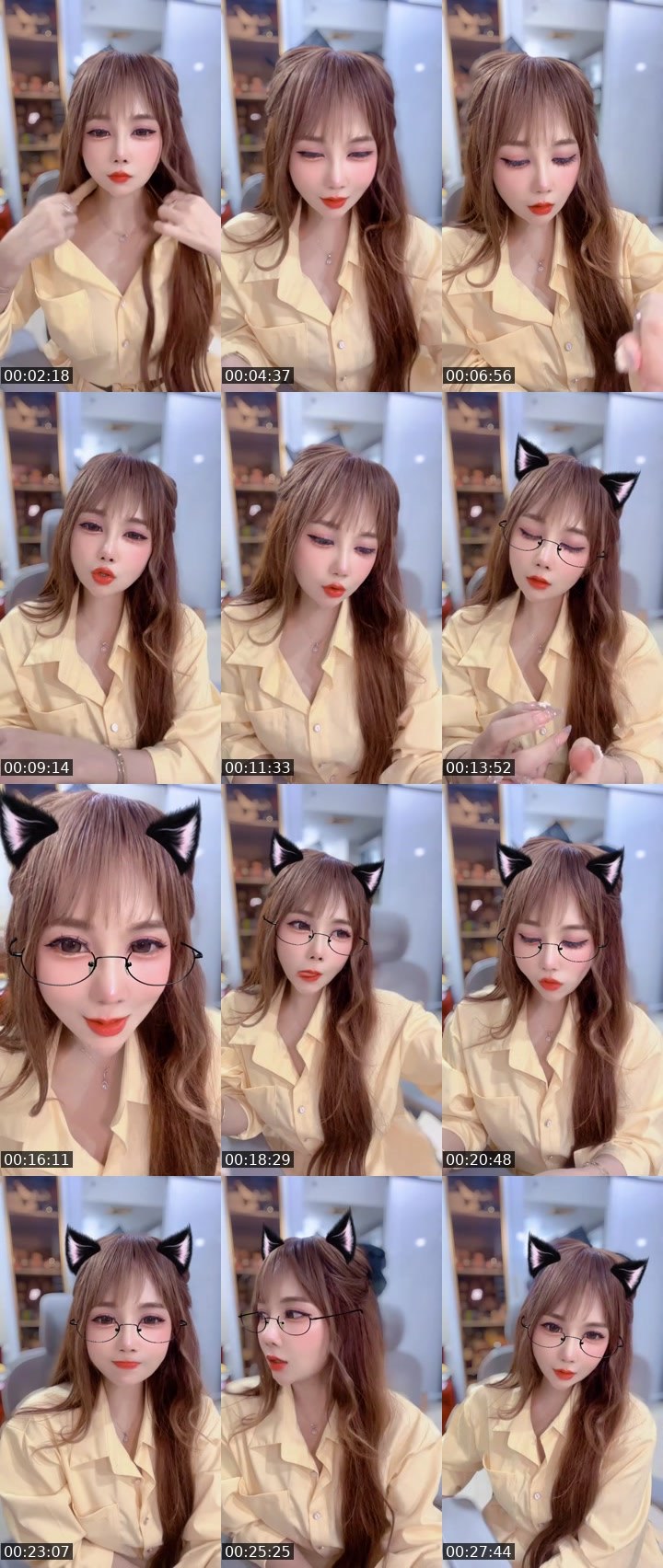 Contact-sheet preview of NVS•WongAiYu✅𝙒𝙆𝘿🍭🐾's MICO Live recording