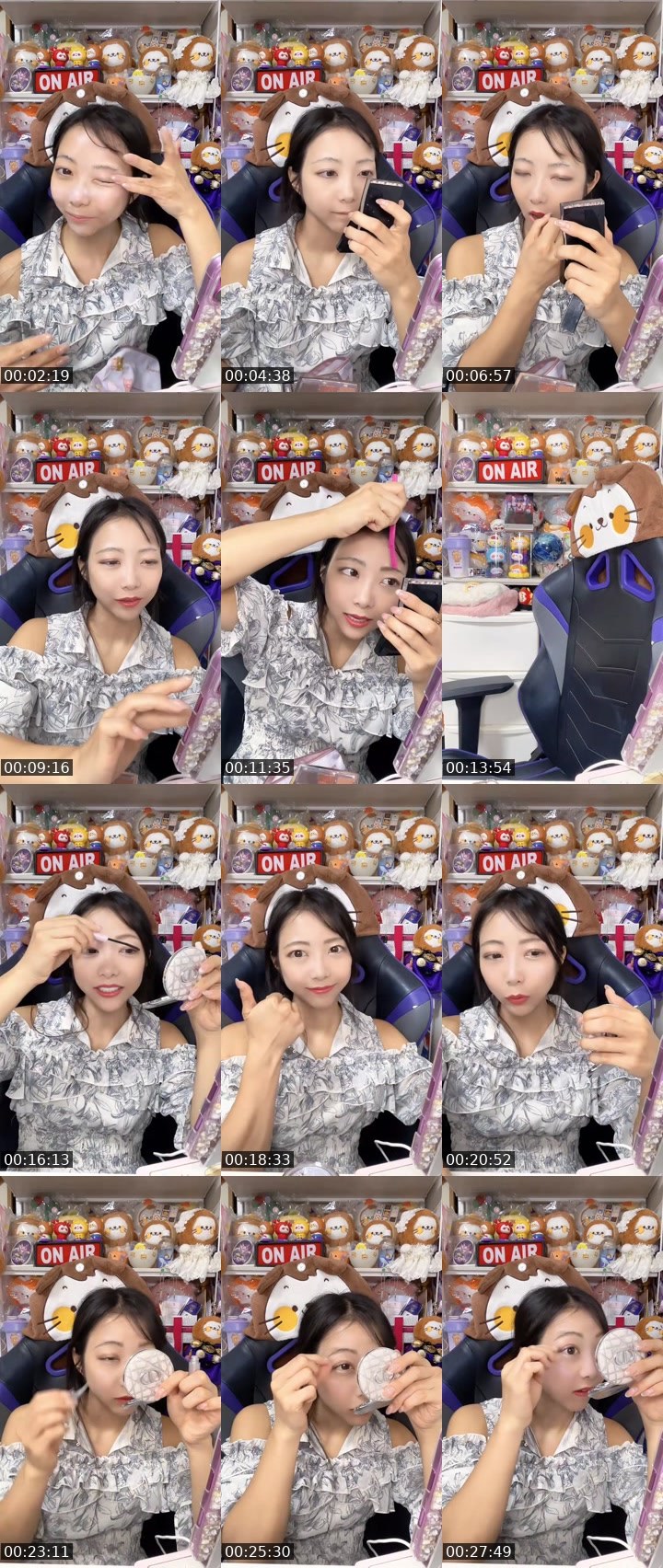 Contact-sheet preview of あいりんちやん。💜 Airin💜's MICO Live recording