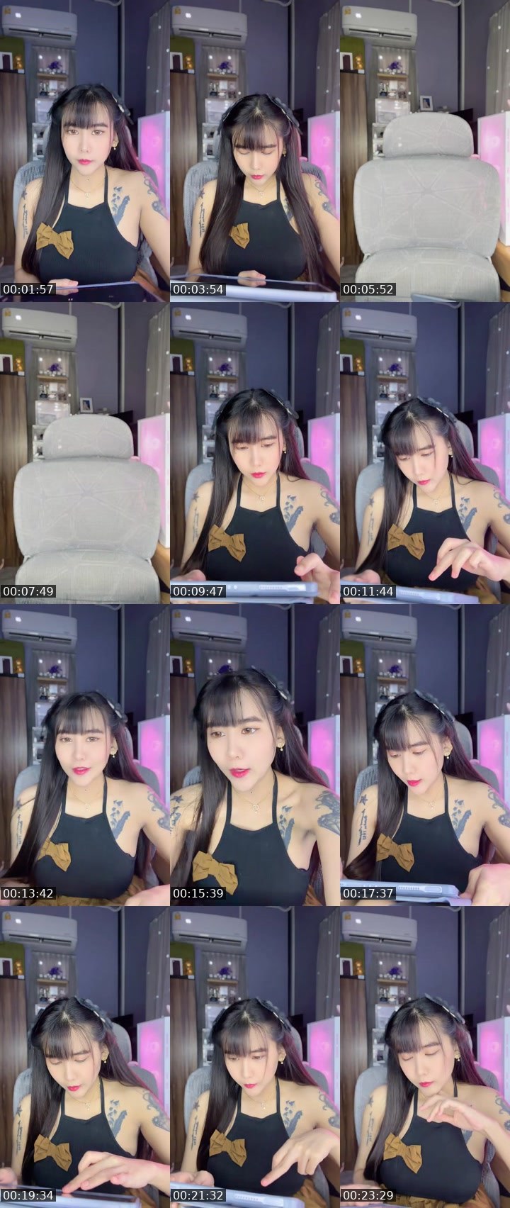 Contact-sheet preview of [🧋] milktea New vj - 29/10🎂's MICO Live recording