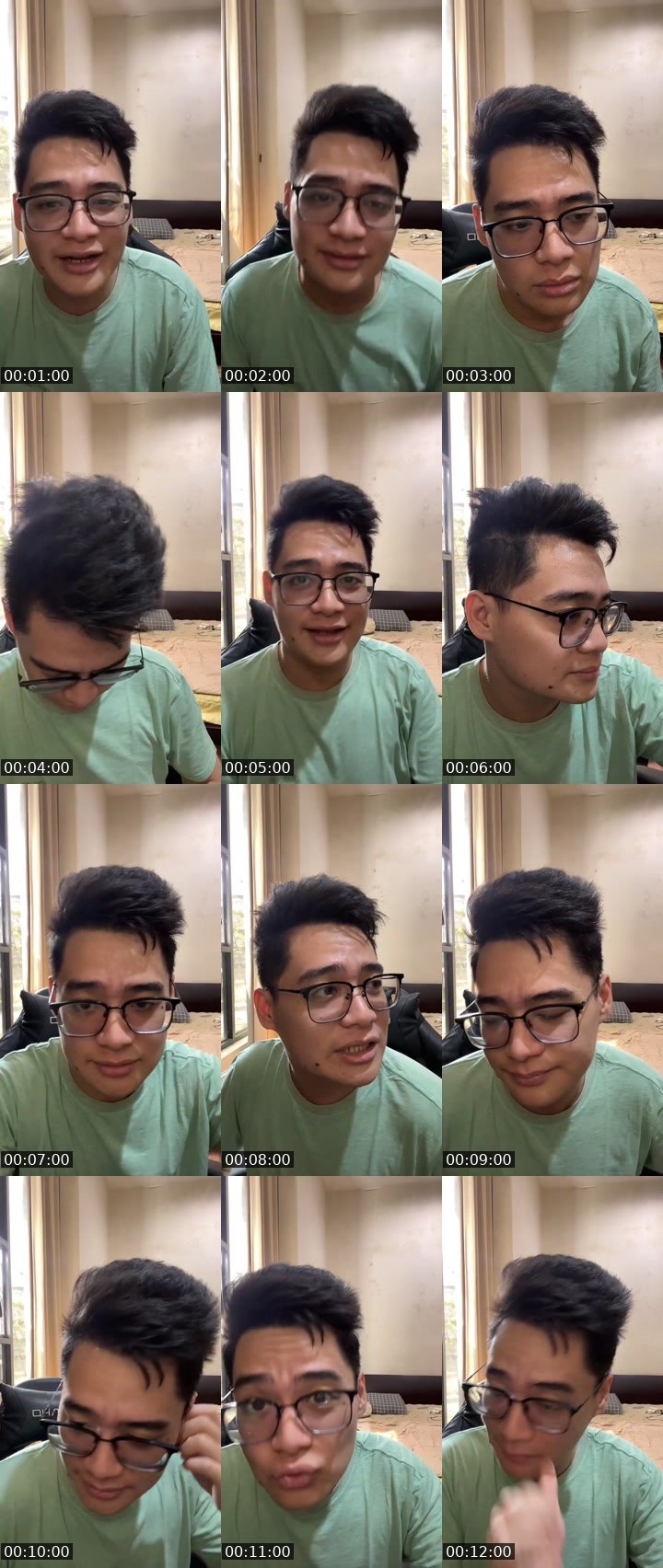 Contact-sheet preview of ᵍˡᵒʷ V~ ttg's MICO Live recording