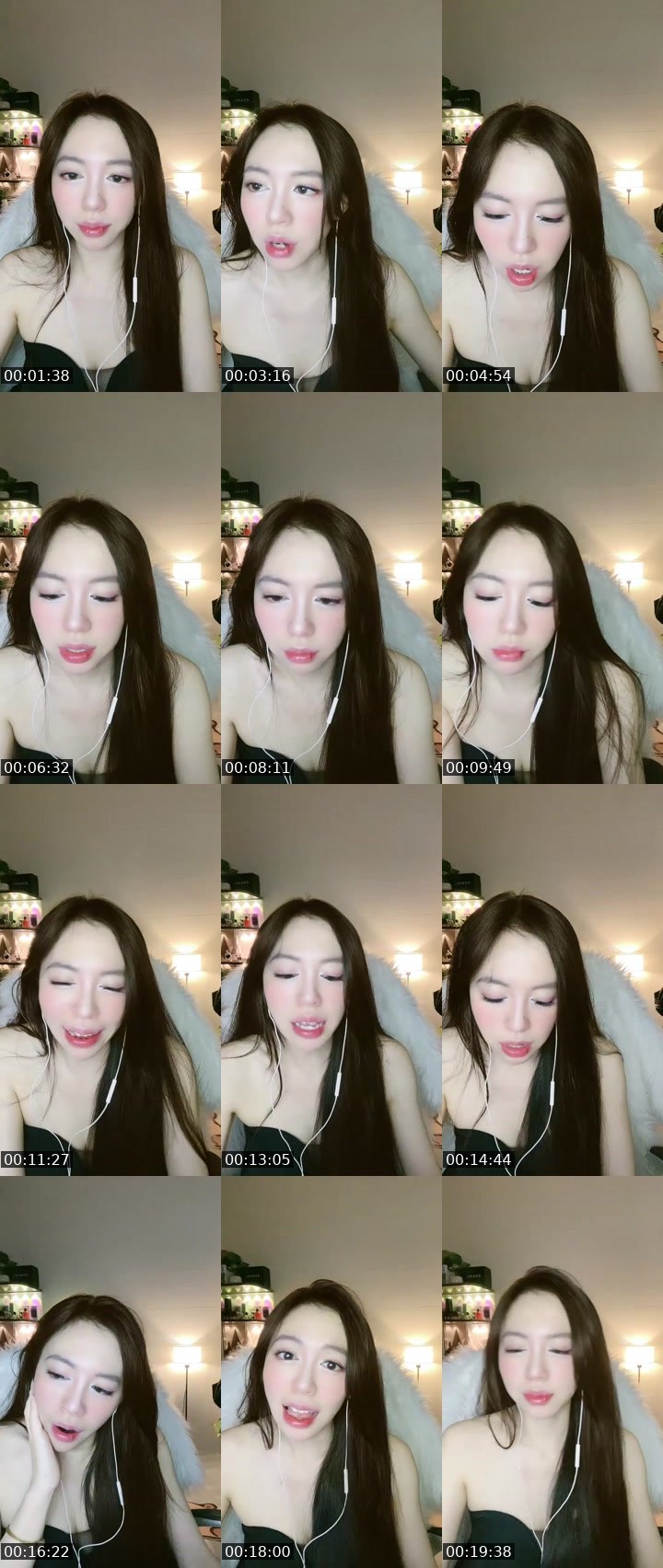 Contact-sheet preview of 25/9PKQT|🎀|ᴹ Rii⁷⁷⁷ ( 小宝贝 ）'s MICO Live recording