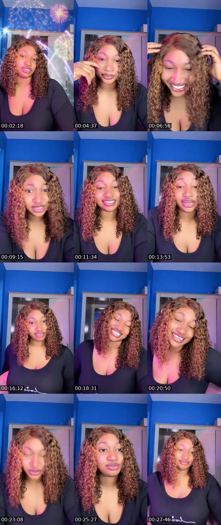 Contact-sheet preview of 🦋Cassie2NV 🫧🦋's MICO Live recording