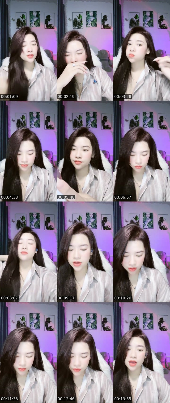 Contact-sheet preview of |⚡️|𝐇.𝐓𝐫𝐚𝐧g🍑🦋's MICO Live recording