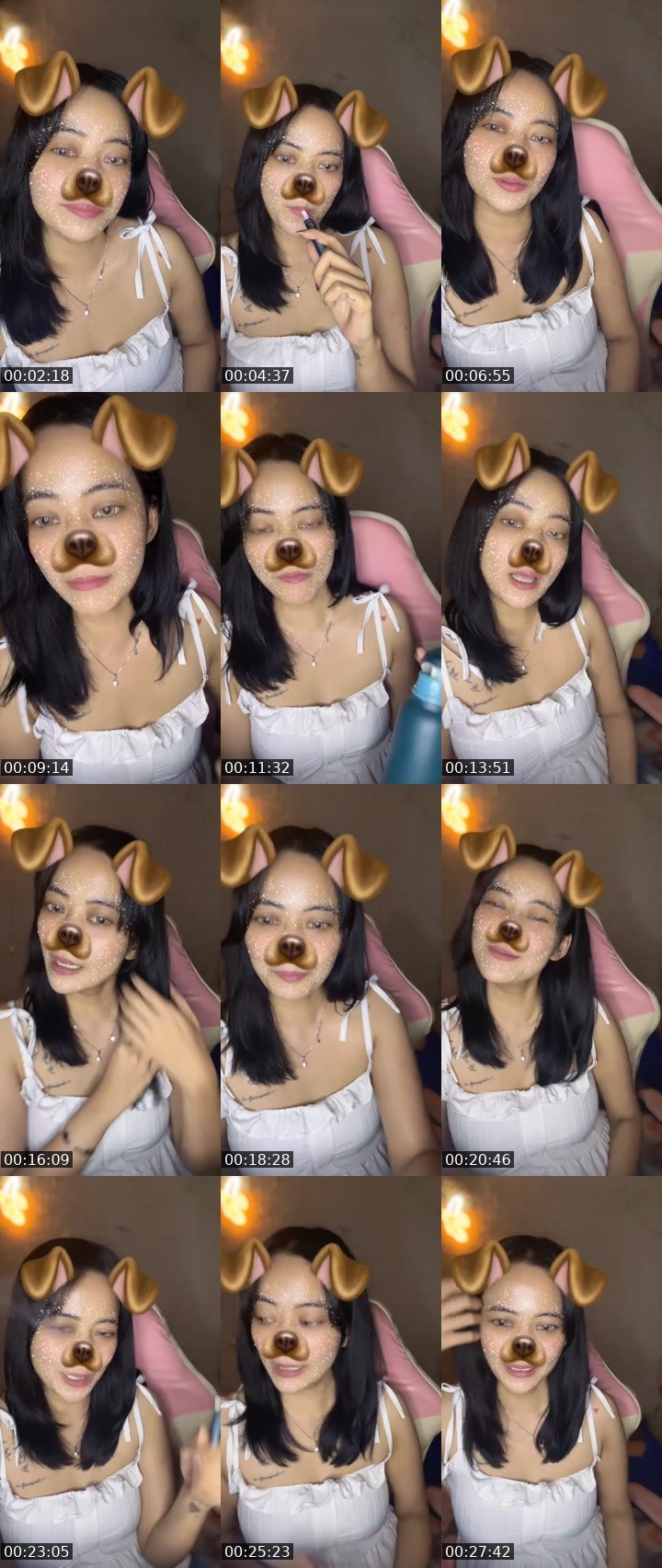 Contact-sheet preview of ᴸᵐ Chika ˣ ᵐᵒᵒⁿ🌕✨'s MICO Live recording