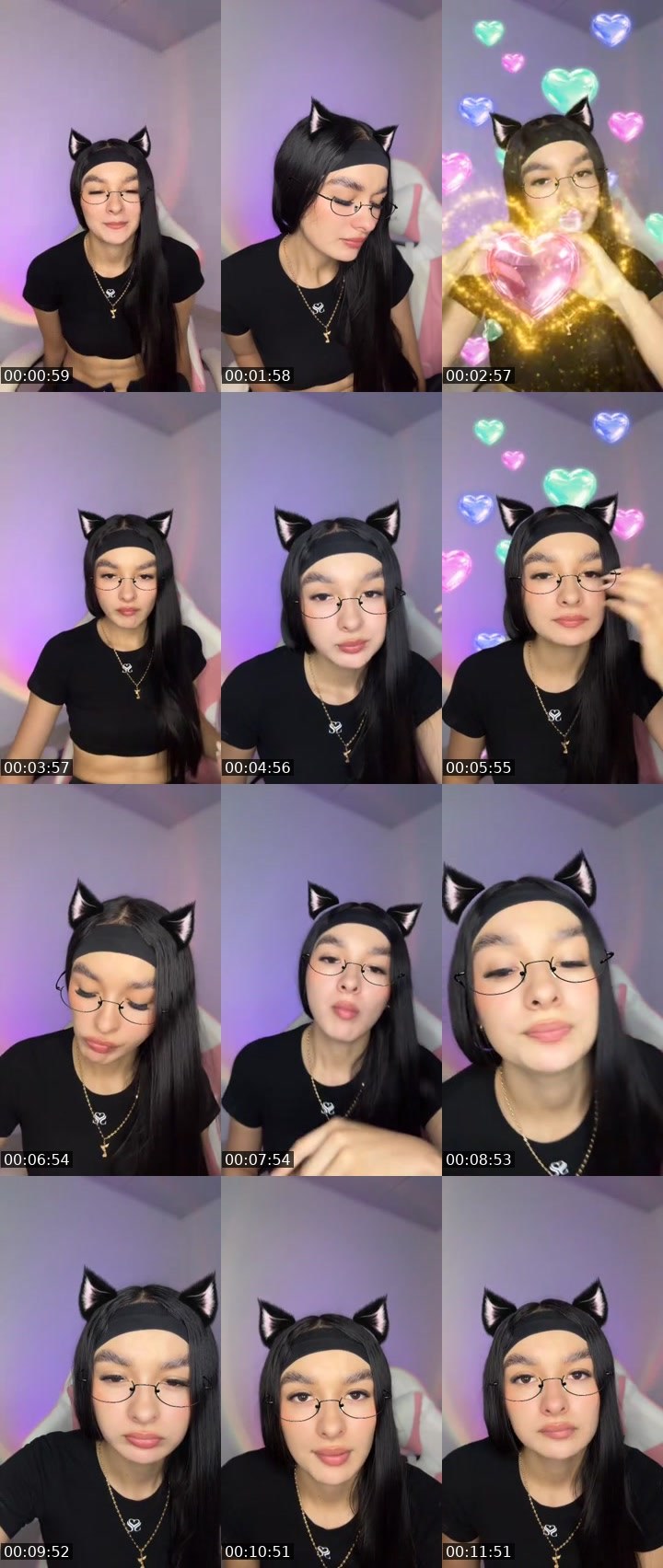 Contact-sheet preview of 𑣲𝐿𝓊𝓊🐅's MICO Live recording