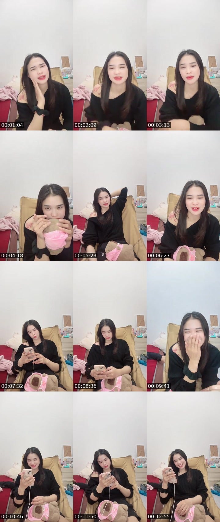 Contact-sheet preview of ✨vj Bee  [ⲕ⁃⋐𖡔!]✿💎🇱🇦🤍's MICO Live recording