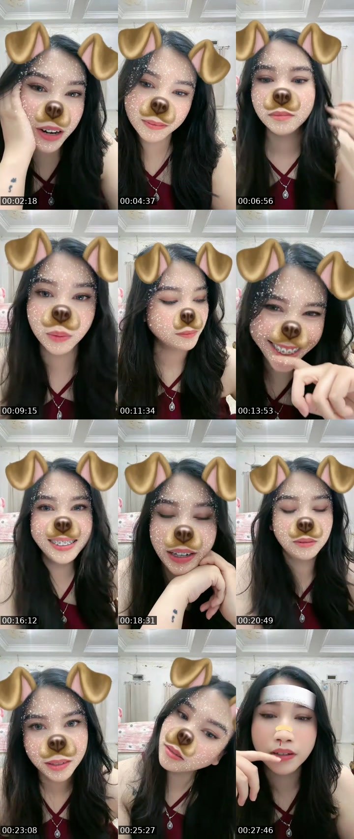 Contact-sheet preview of Soniaˣᶦᵉˣᶦᵉ🔔🌭🤏's MICO Live recording