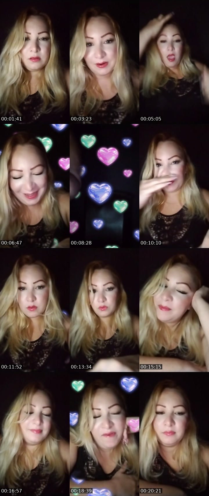 Contact-sheet preview of 💋👁️⃤🖤LAGUERTHA💛 🌺🫶's MICO Live recording