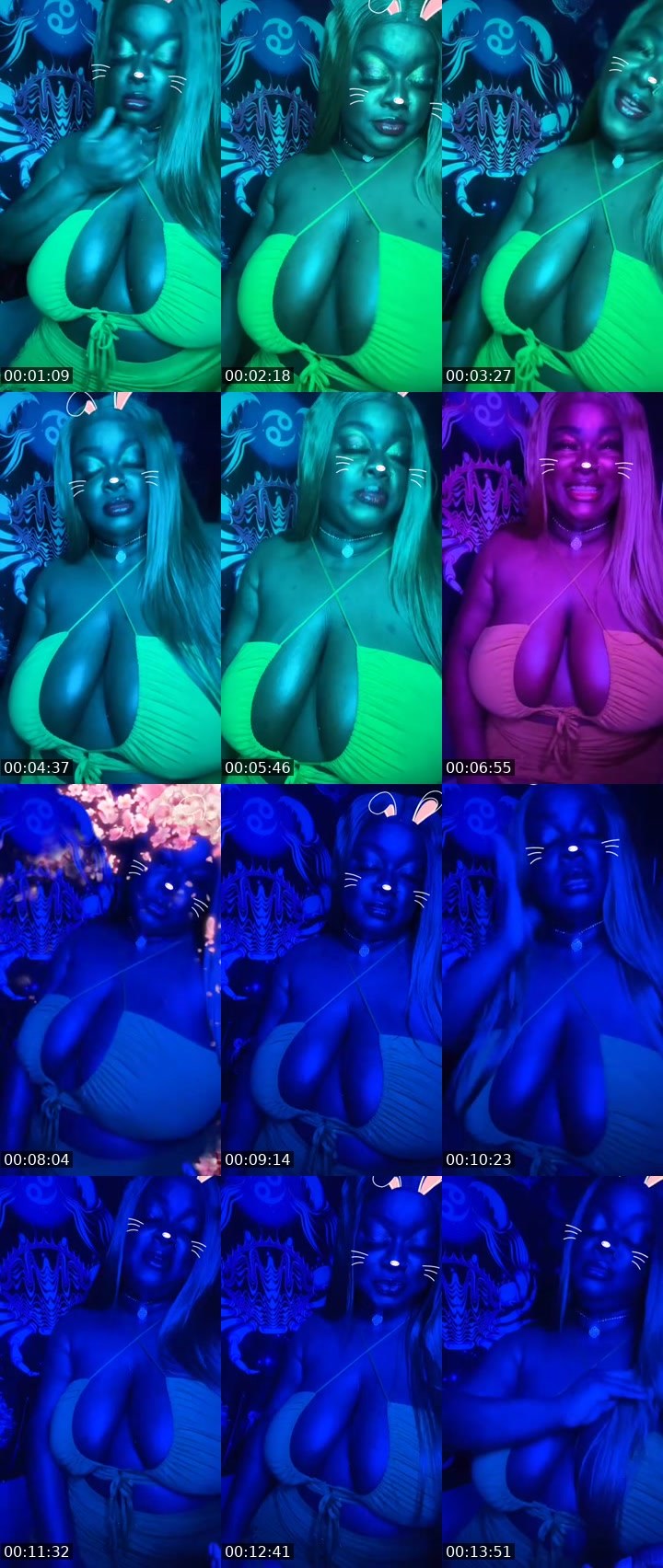 Contact-sheet preview of 😻🧚🏾‍♀️🌬️Ṗöïṡëḋ 🇦🇬 Ḅëäüẗÿ's MICO Live recording