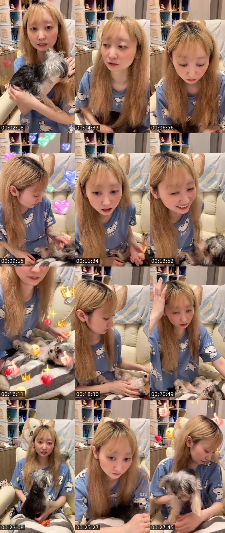 Contact-sheet preview of mim👼🏻🍼(みむ)'s MICO Live recording