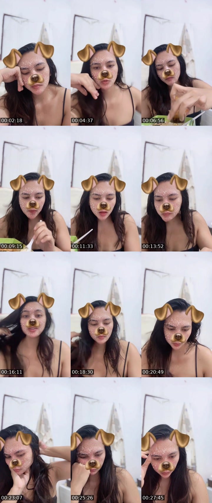 Contact-sheet preview of Agin💕's MICO Live recording