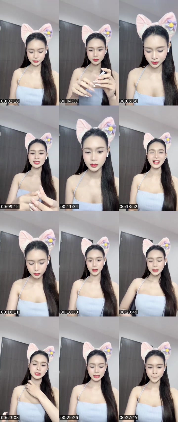 Contact-sheet preview of ꜱʟʏ•ɴɪɴᴇᴡ•🐰's MICO Live recording