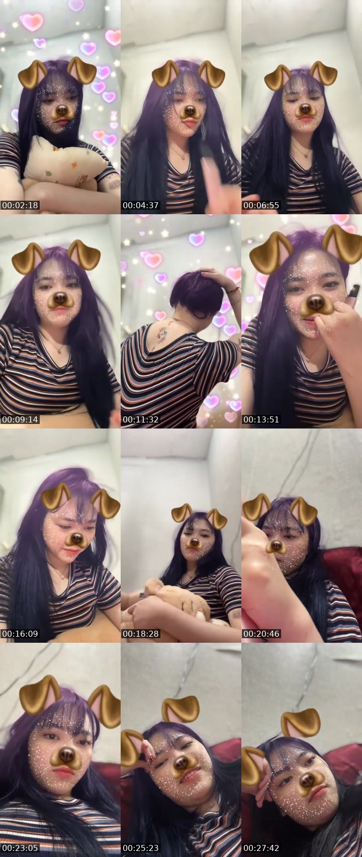 Contact-sheet preview of ᴮᵉᵃʳ🐻micel👶🏻🥶's MICO Live recording