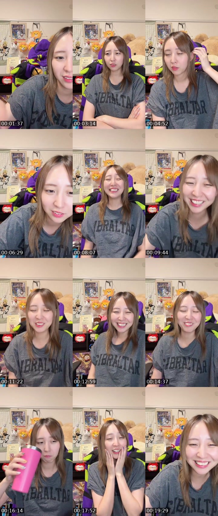 Contact-sheet preview of 強欲ちゃん🦁💜's MICO Live recording