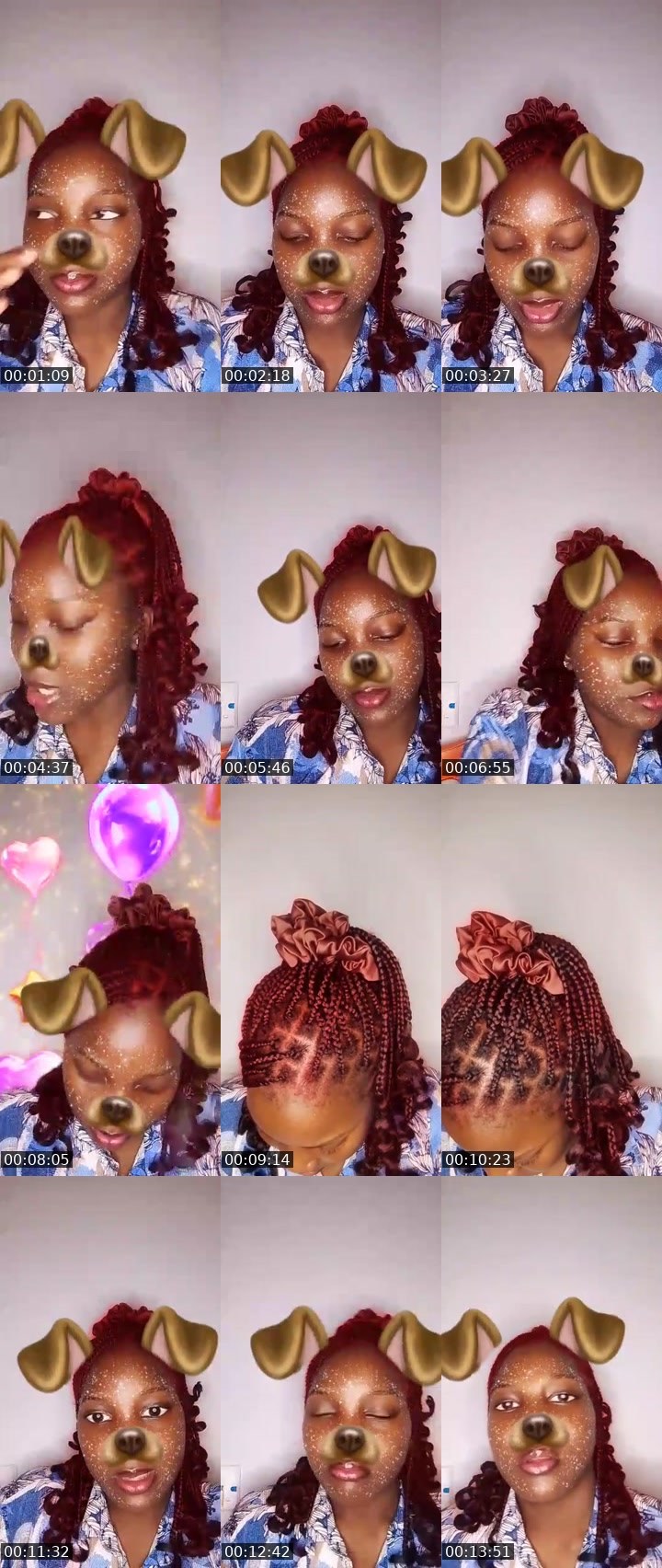 Contact-sheet preview of 🥷😋100ksassy®🙅🏿‍♂️☻︎'s MICO Live recording