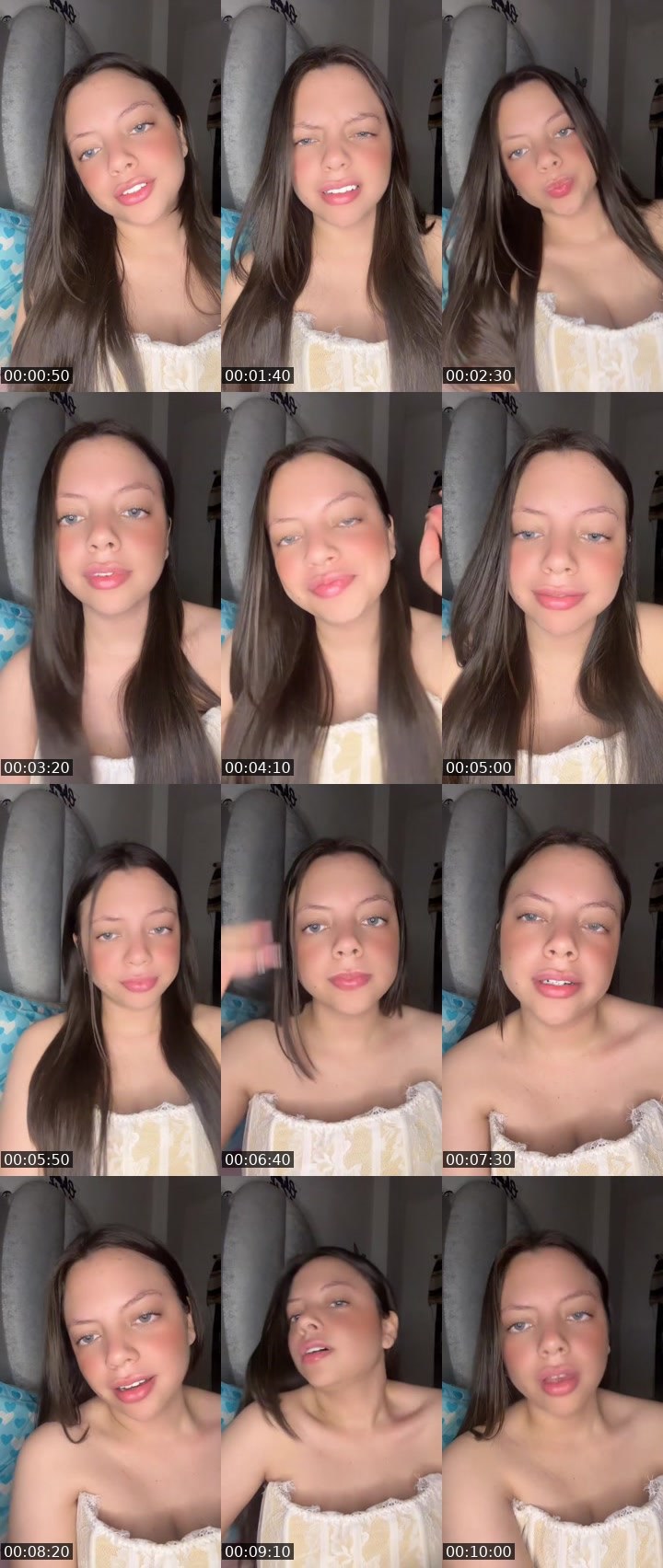 Contact-sheet preview of ⭕️ 🌸Princess majo 👸🏼💕💖🧸's MICO Live recording