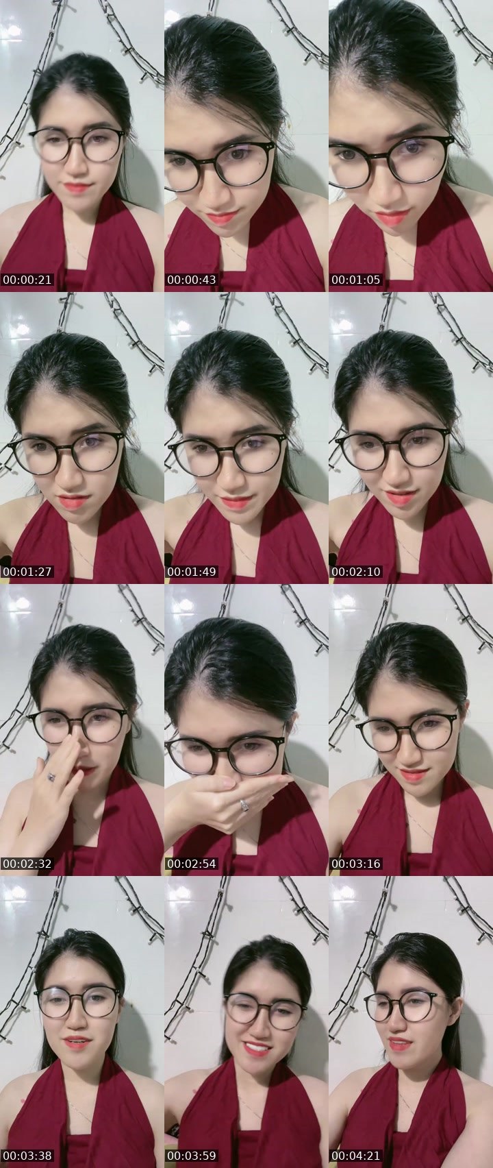 Contact-sheet preview of ʙᴇ́ ᴍᴇ́ɴ 🥲🩵's MICO Live recording