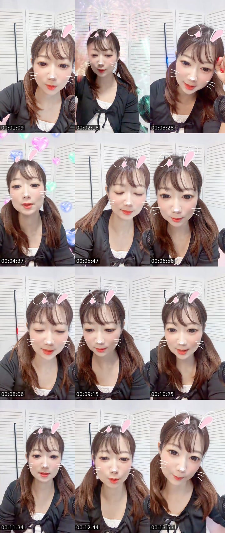 Contact-sheet preview of 🐣KOKO🐥お菓子パーティ🍬's MICO Live recording