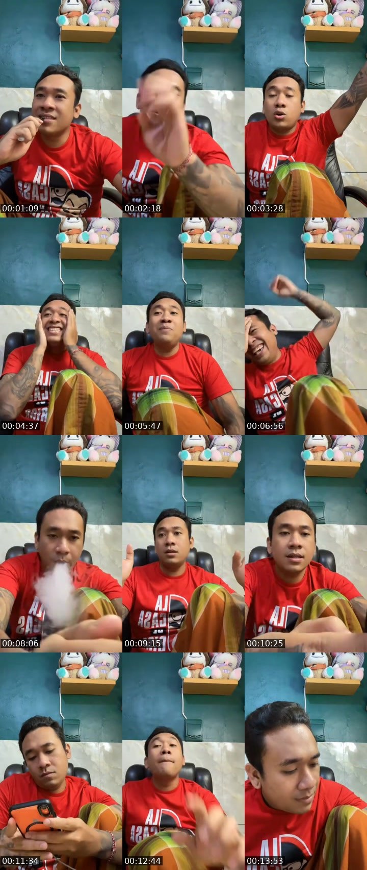 Contact-sheet preview of ɢᴛᴀ🥷 ICAL LUBIS's MICO Live recording