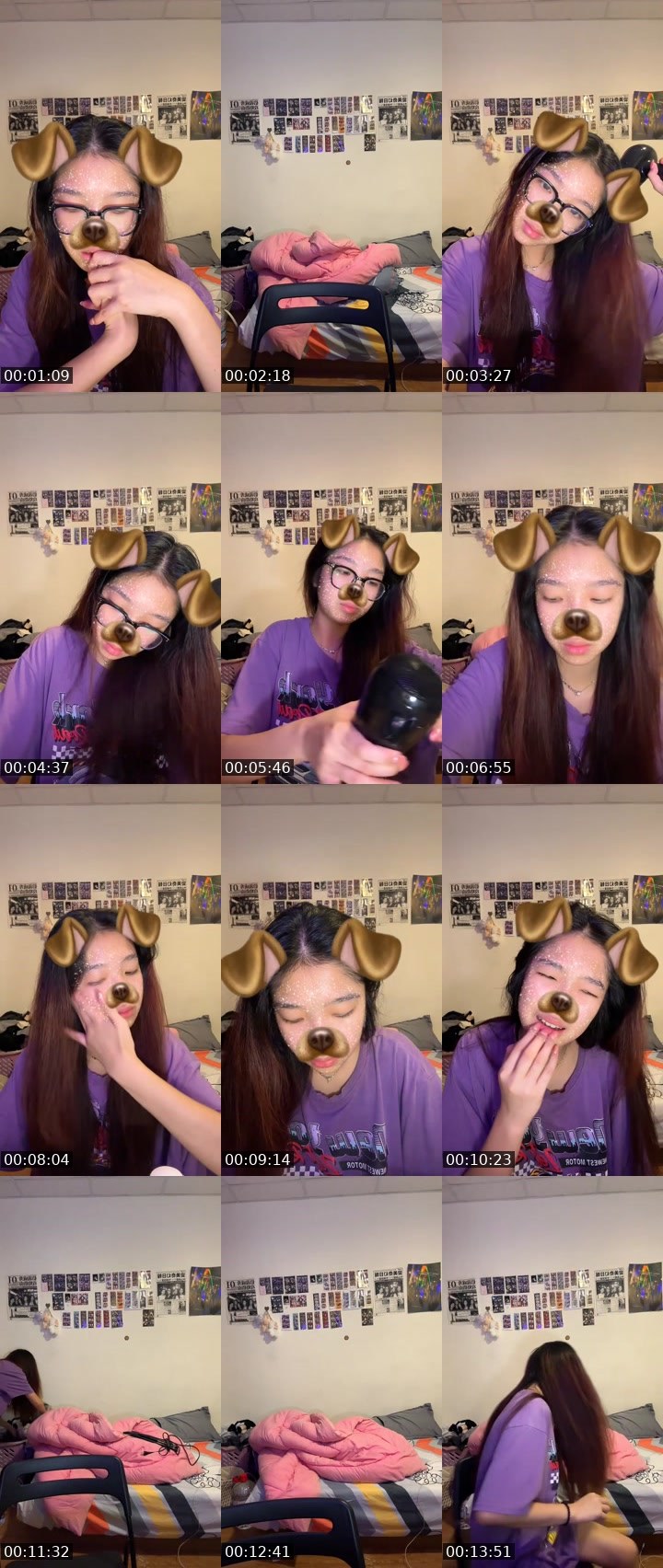Contact-sheet preview of ᶜʳᵒʷ lyn 🥑's MICO Live recording