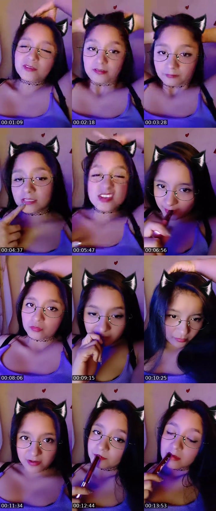 Contact-sheet preview of 🎱➐❤️‍🔥Lesline🔮's MICO Live recording