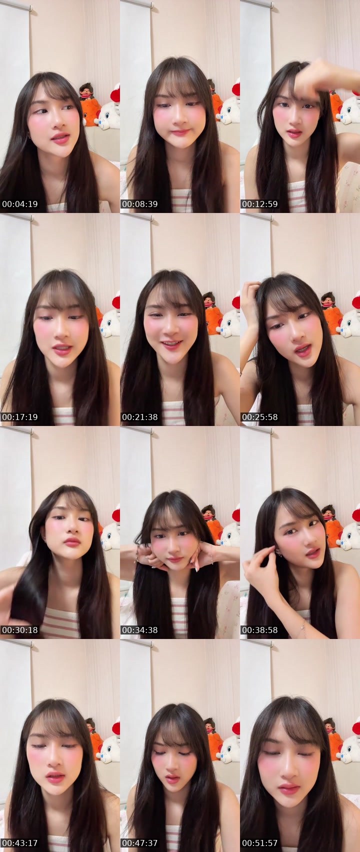 Contact-sheet preview of Nadearโว้ย🤍🌷🦋⋆🅱🅴🅴⋆'s MICO Live recording