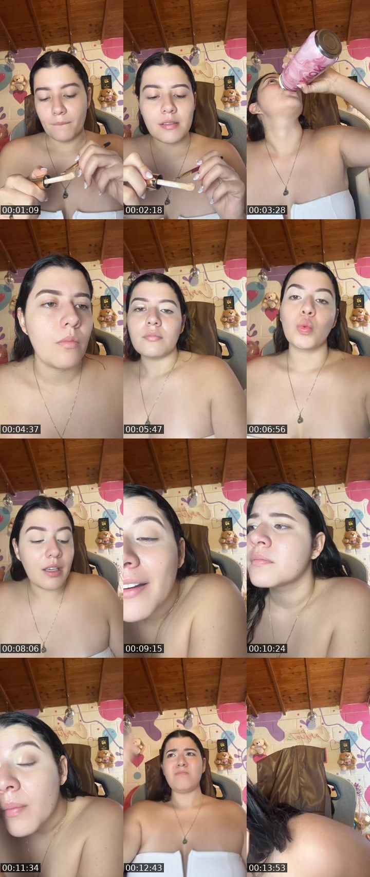 Contact-sheet preview of 👳🏻‍♂️CARLITA🩷ⷭ 🧩🤍👀's MICO Live recording