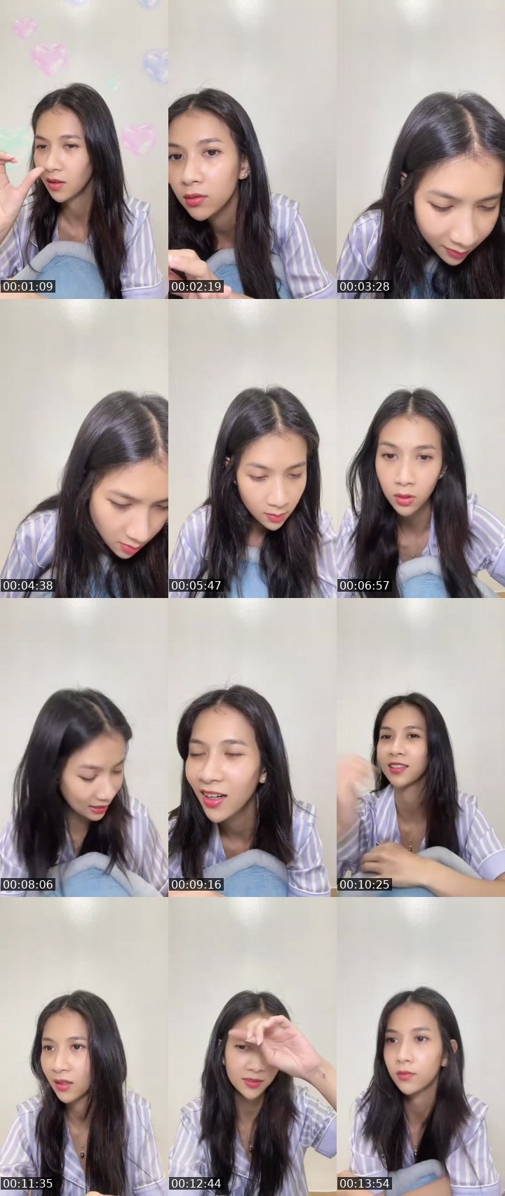 Contact-sheet preview of [🍇] vj. ไอจูนเอง 🥓🧁💖's MICO Live recording