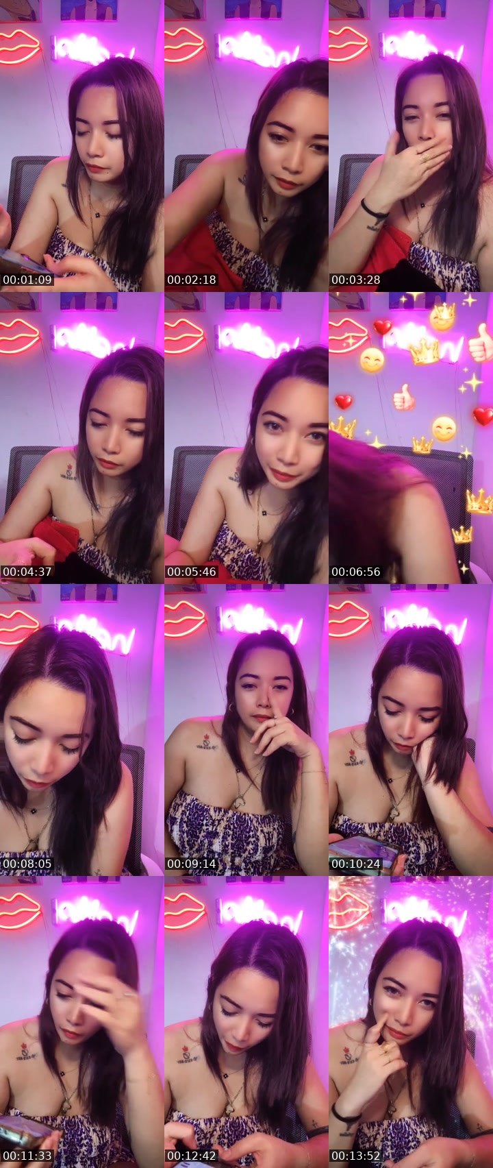 Contact-sheet preview of HUMALAY SA UBE 💦🍠's MICO Live recording