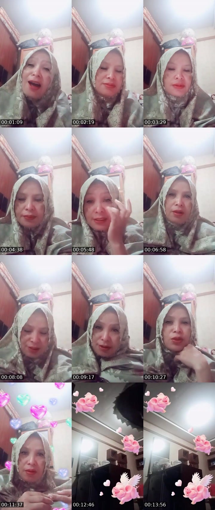 Contact-sheet preview of Evie 🧜‍♂️GF 🧜‍♂'s MICO Live recording
