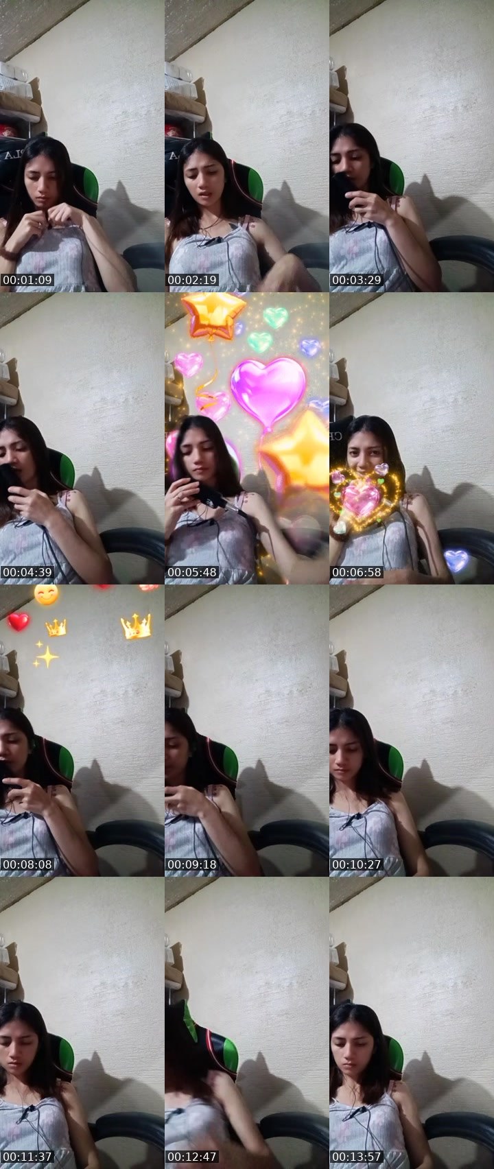 Contact-sheet preview of 🦋♌️ℙ𝕒𝕕𝕒𝕓𝕒⁶⁹☪️MHA7741's MICO Live recording