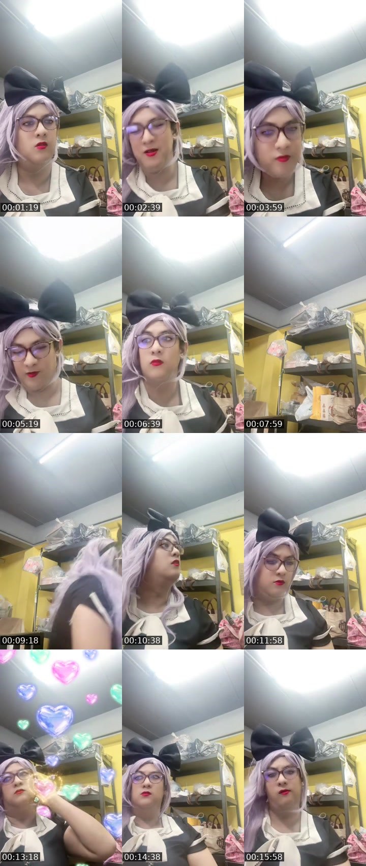 Contact-sheet preview of [🦉]New VJ PaoPei's MICO Live recording