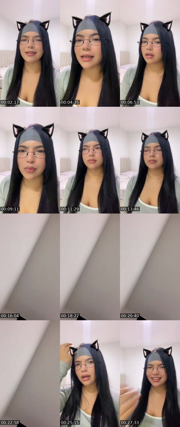 Contact-sheet preview of 👸🏻Hannah🎢ᶠ⁵⁰⁴🪫🔋's MICO Live recording
