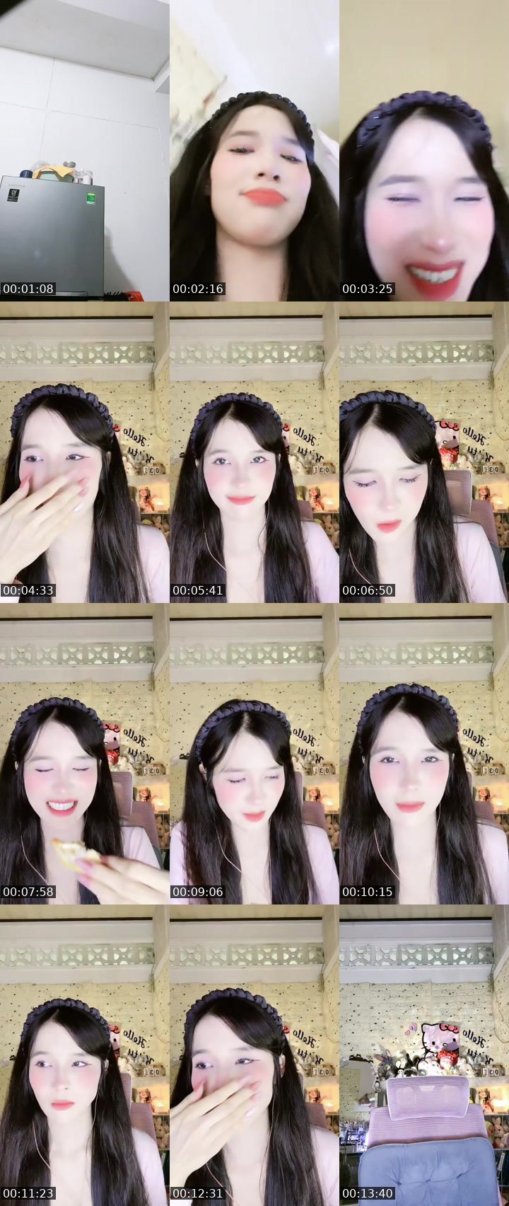 Contact-sheet preview of 🦚 Mây cute ☁️💓's MICO Live recording