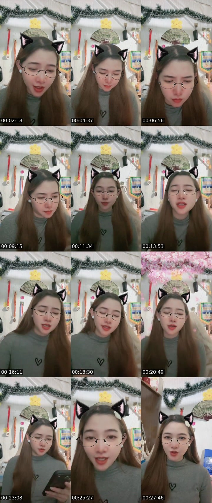 Contact-sheet preview of AD 🎉Pé Mèo 🎉's MICO Live recording