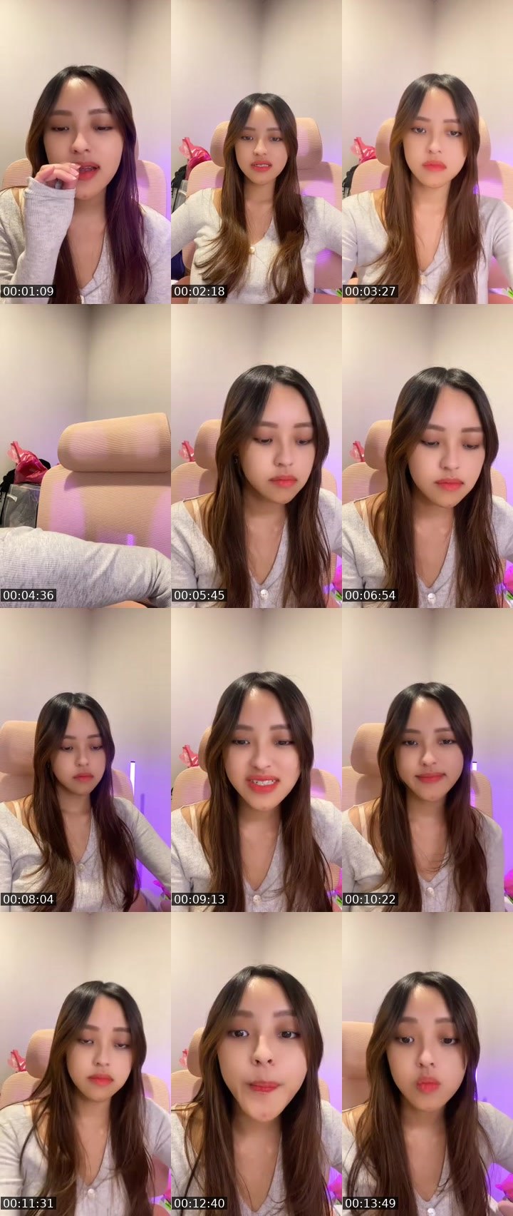 Contact-sheet preview of $ᵏʸ🌈 Audrey 🐩's MICO Live recording