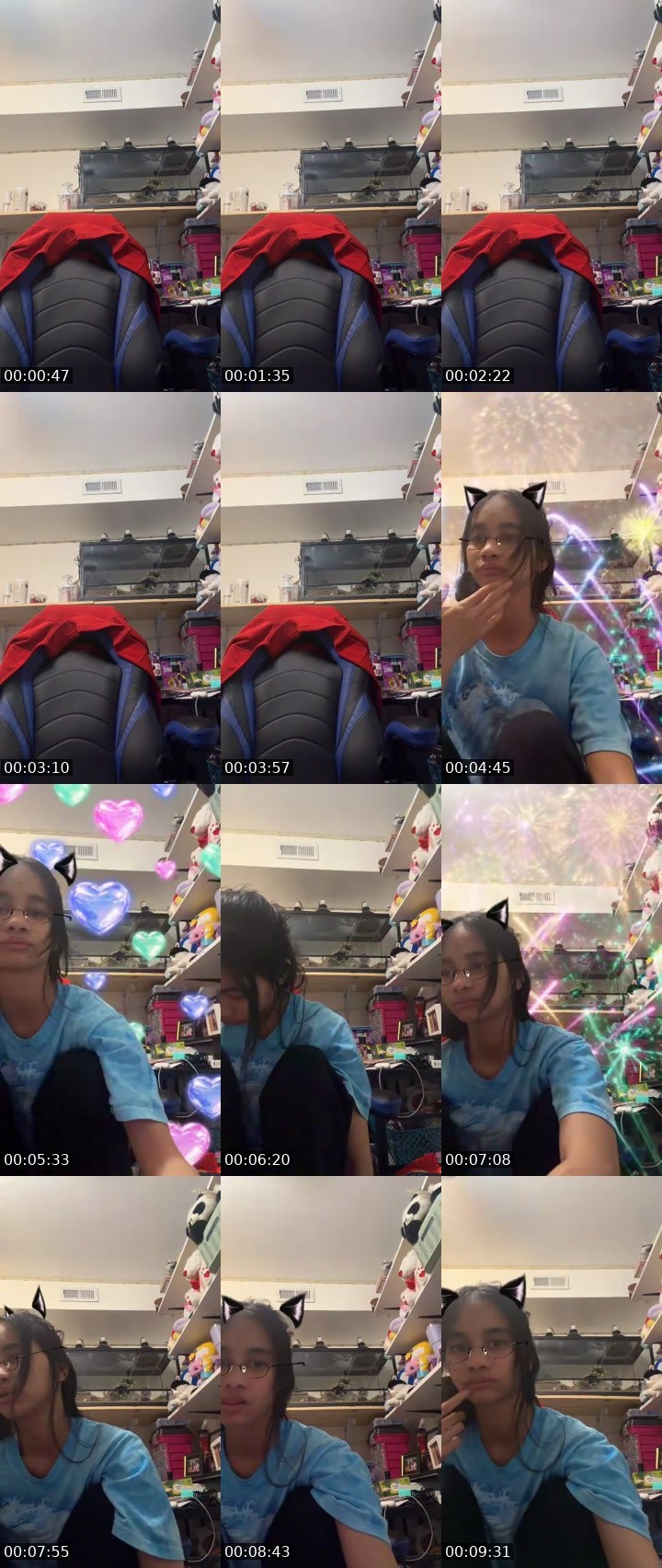 Contact-sheet preview of (🌺)𝓙𝓞𝓙𝓞☣️🌸 ➂➂➈ ☜'s MICO Live recording