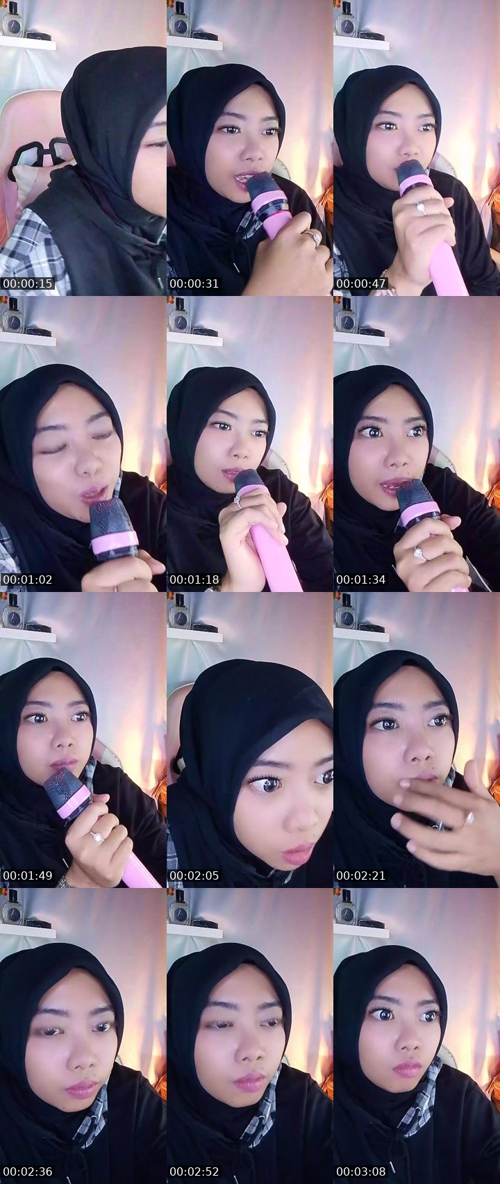 Contact-sheet preview of Luluᴮᵃˢˢ🩷's MICO Live recording