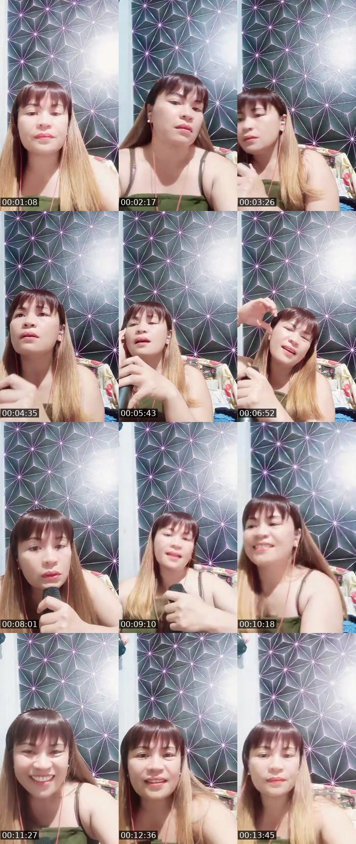 Contact-sheet preview of 🦋Ms.Ghin🦋ᴺᵉʷ🌟ˢᵀᴬᴿ's MICO Live recording