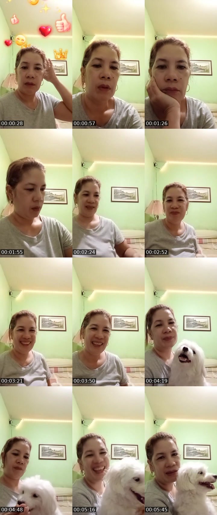 Contact-sheet preview of ☪️🐈Miley_🍁MHA🪽⁷⁷⁴¹'s MICO Live recording