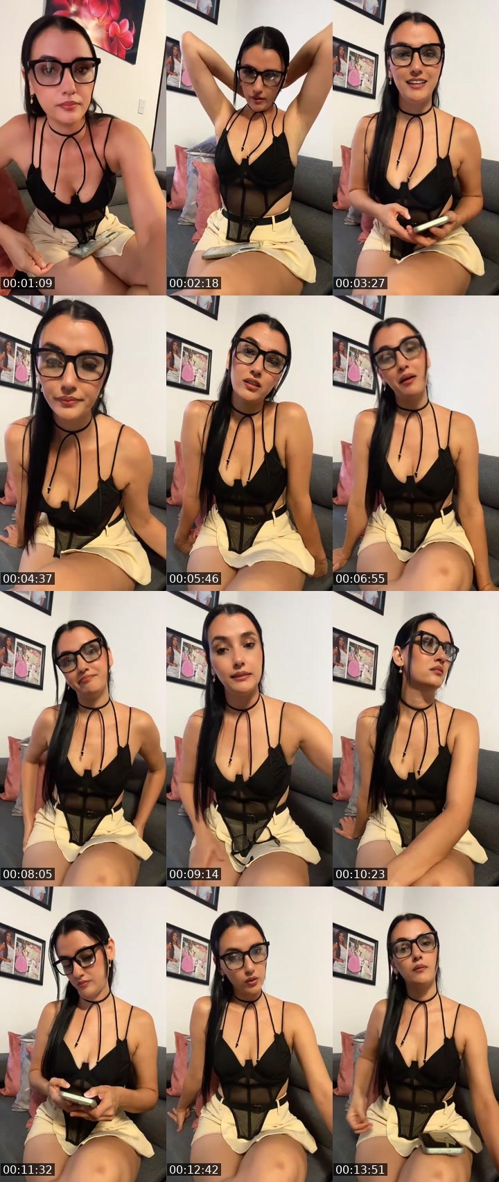 Contact-sheet preview of 𝓢ᴮ🔱CͨL̽AͣUͧ🪼🫦's MICO Live recording