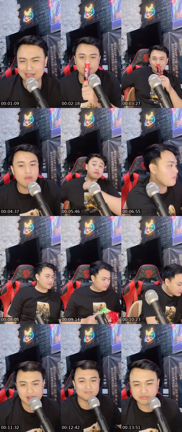 Contact-sheet preview of Rivanᴺᵒᶻᵃ🎰⚡️'s MICO Live recording