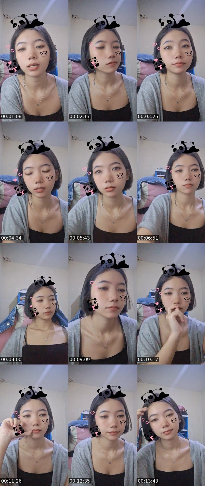 Contact-sheet preview of ᴰᵃʸ💎chacaˢᵏ🍓's MICO Live recording