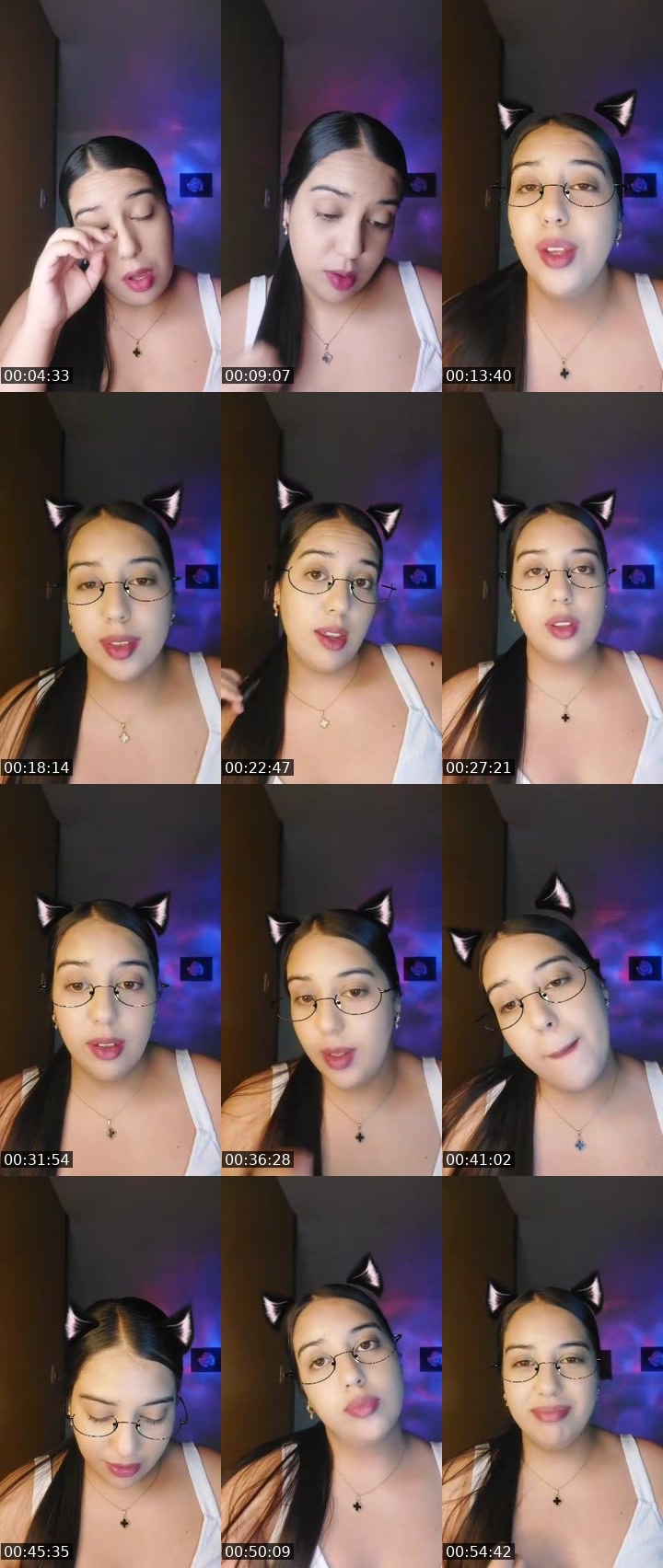 Contact-sheet preview of 🦅🍧𝐆𝐄𝐍𝐄💘's MICO Live recording