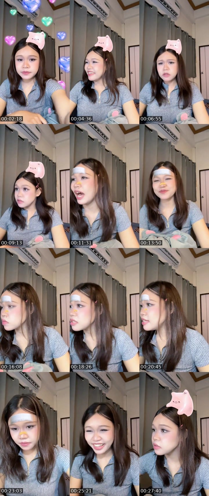 Contact-sheet preview of 🧚🏼‍♀️🐰 Fiona - New VJ | เบล's MICO Live recording
